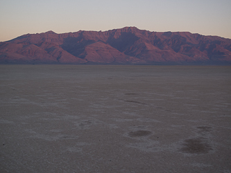 Steens Mountain from the Alvord Desert.