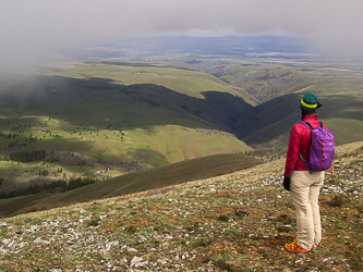 Swale Canyon from the summit of Stacker Butte