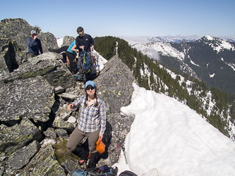 The summit of Web Mountain.