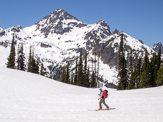 Black Peak from Heather Pass.