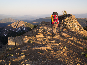 The summit of Jolly Mountain