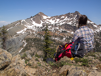 Hawkins Mountain from DeRoux Peak