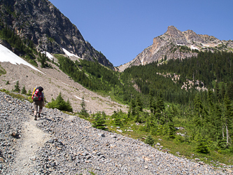 On Easy Pass Trail with Easy Pass in sight.