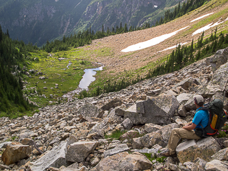 Kitling Creek headwaters.