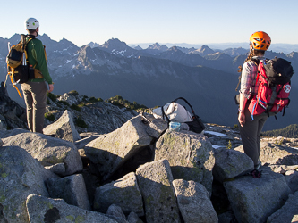 Looking south from the summit of Big Snow Mountain