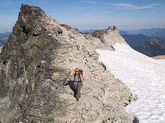 The summit of Mount Hinman?