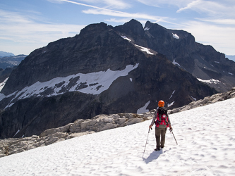 Mount Daniel from the Foss Glacier.