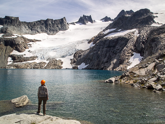 Pea Soup Lake and Mount Daniel