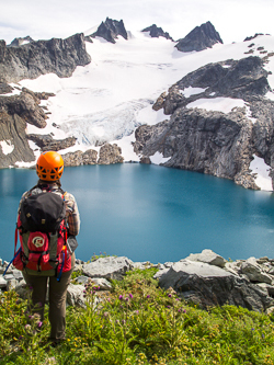 Pea Soup Lake and Mount Daniel