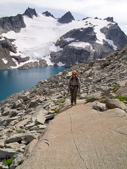 Pea Soup Lake and Mount Daniel