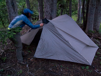 Late camp on Blue Ridge.