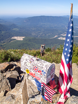 The summit of Mailbox Peak.