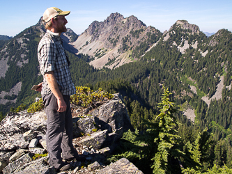 Chair Peak from the summit of Low Mountain