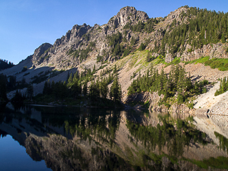 Chair Peak over Melakwa Lake