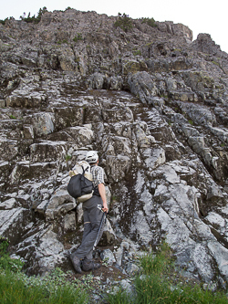 South face of The Tooth