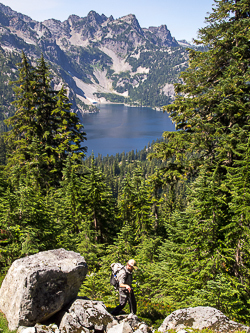 Snow Lake and Roosevelt Mountain.