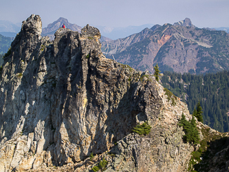 The east summit of Snoqualmie Mountain