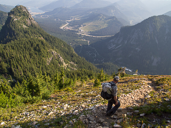 Guye Peak and Snoqualmie Pass.