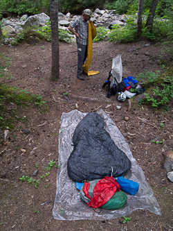 Bivvy in Commonwealth Basin.