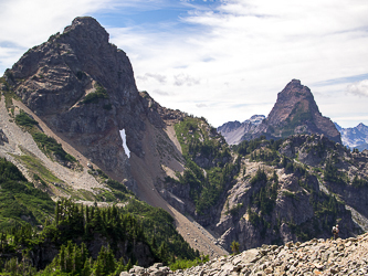 Huckleberry Mountain and Mount Thomson