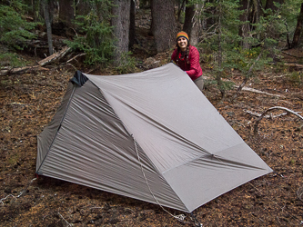 Camp near Mesa Creek