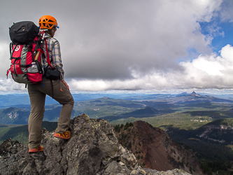 The view north from the summit of The Husband