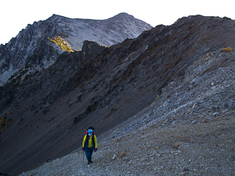 Star Peak from the 7,720' saddle.