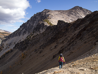 Star Peak from the 7,720' saddle.