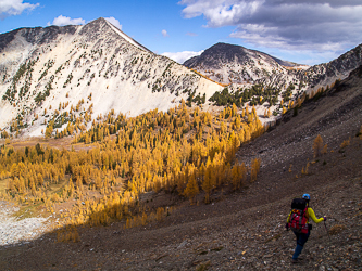 Courtney Peak and Buttermilk Ridge