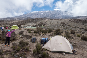 Mount Kilimanjaro from Pofu Camp