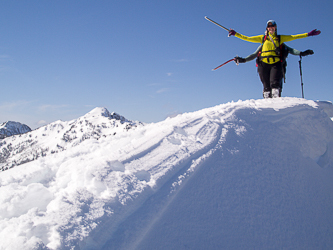 The four-armed mountaineer on the summit of Mount Catherine