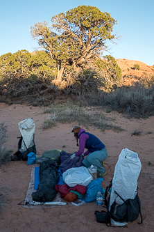 Camp on the BLM land just west of Arches