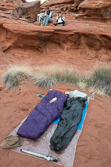 Camp in a Lockhart Canyon side canyon