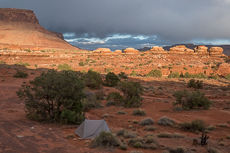 Camp in Indian Creek