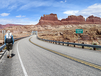 Colorado River crossing near Hite