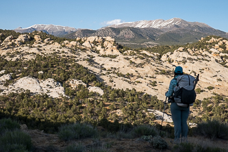 The Henry Mountains in the distance