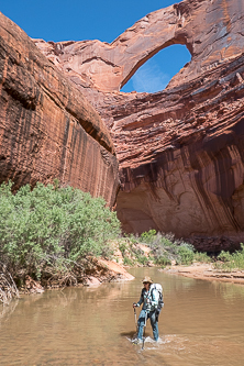 Stevens Natural Arch over the Escalante River