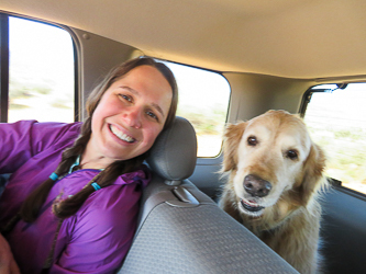 We hitched a ride from Escalante with Coogan and her people