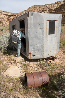 Cowboy ruin where Reese Canyon and Last Chance Creek meet.