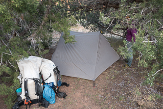 Camp by the Paria River