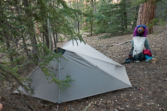 Camp near Crane Lake