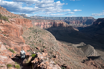 The descent into Surprise Valley