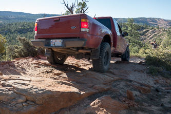 These guys were a little lost, driving down an ATV trail in a designated wilderness area.  I thought they would be hopelessly stuck, but I learned via text message that they eventually managed to turn around and drive out on their own.