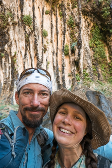 At the Hayduke's terminus -- the Weeping Wall!