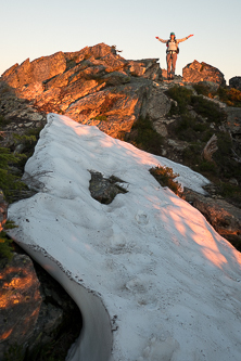 On the summit of Snoqualmie Mountain