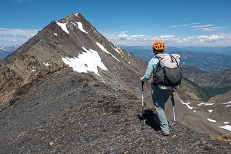 North Gardner Mountain from its south ridge