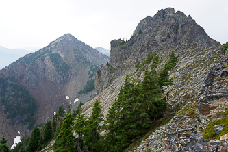 Kaleetan Peak and Chair Peak