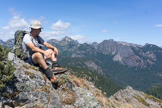 Box Ridge from the summit of Ugly Duckling