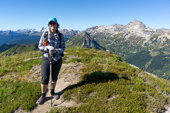 On the summit of Rally Cap