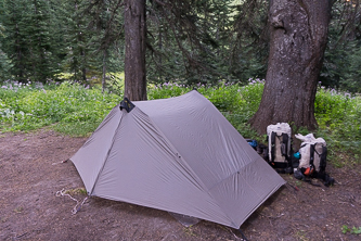 Camp near the Napeequa River